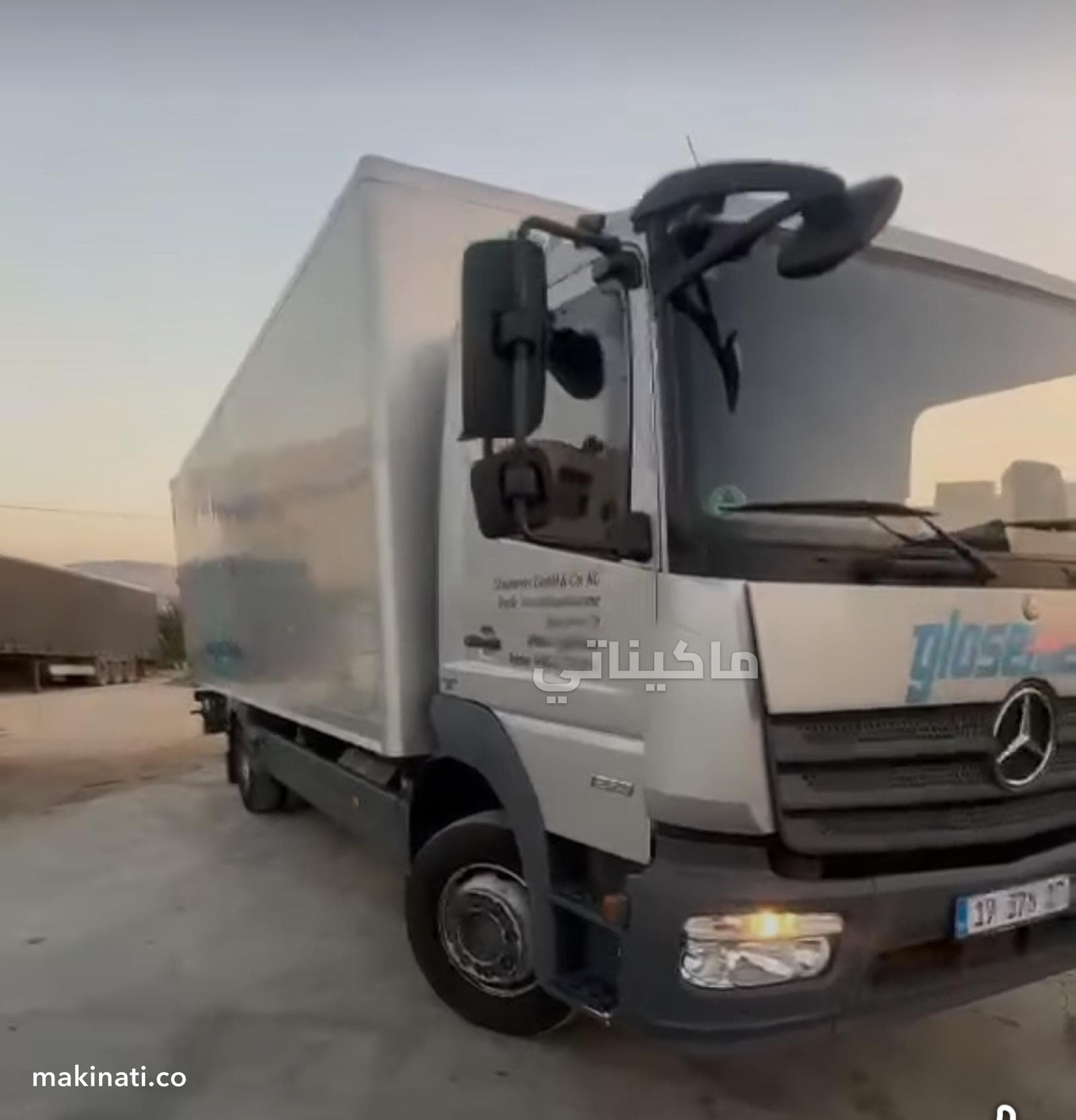 مرسيدس اتيكو 1223 ،8براغي، مع صندوق حافظه بحاله ممتازه - 1